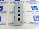 CUTLER HAMMER 10250T/E34  4 HOLE PUSHBUTTON CONTROL UNIT ENCLOSURE