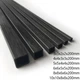 200mm Lengths Carbon Fiber Tube Square Tubes Box Section Black Hollow RC Model