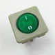 TAIHENG TH3 T85 T125 Square Rocker Switch 4 Pins Green Lamp 15A 125/250VAC