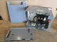 Allen Bradley 2100 12" MCC 60 amp fused Feeder Bucket 'R" Clip Door & Shelf