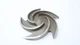 Goulds 3196 MTX 9-1/2in Stainless 5-vane Pump Impeller