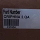Schindler CRIPHNA 2.QA Electrical Part Number Label MPN CRIPHNA 2.QA 223956