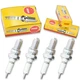 4pcs 74-76 Honda CB200 NGK Standard Spark Plugs 198cc 12ci CB200T Kit Set bc