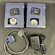 (2) Iomega Zip 100 Parallel External Drive Z100P2 w/ Power Cord & Cable Untested