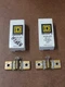 Lot Of 2 Square D B0.71 Overload Relay Thermal Unit Heaters