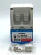 Clipsal WS226/2 Surface Switch 2 Gang 250VAC 16A M80 Square IP66 RG Grey