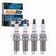 4 pc Autolite Platinum Spark Plugs for 2015-2017 Lexus NX200t Ignition fb