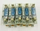 Lot of 5 Omron G7SA-3A1B Relays on P7SA-10F-ND Socket Bases