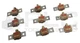 LOT OF 9 SQUARE D IC B10.2 HEATER ELEMENTS RELAY UNIT