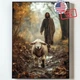 Jesus Wall Art Decor Christian Wall art, Jesus and Lamb Poster, UNFRAMED