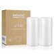 Vacuum Sealer Bags 6x50 Rolls 2 pack for Food Saver, Seal a Meal, Weston. Com...
