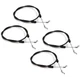 (Pack of 4) Engine Control Cable for MTD 746-0553, 7460553, 946-0553, 9460553