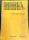 Fanuc B-63004EN/02 Operators Manual. 16i/18i/160i/180i/160is/180is-TA - USED