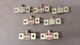 Lot of 7 Square D Thermal Overload Relay Heaters B0.71 B0.81 B1.88