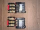 Lot of 2 Square D 8536SBO2 starters, NEMA size 0, 110/120VAC coil