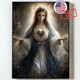 Blessed Virgin Mary Poster, Christian Prints, Mother of God , Jesus Wall Art