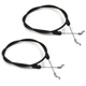 (Pack of 2) Engine Control Cable for Cub Cadet 746-0553, 7460553 Mower Engine