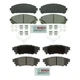 Bosch Blue Front Rear Ceramic Disc Brake Pad Kit For NX200t NX300 NX300h