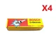 Pack of 4 NOS Bosch Cr- Electrode Spark Plug H6D 0 241 240 514 WA200T30