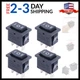 4Pcs Square Momentary Rocker Switch ON-Off-ON SPDT 3 Pin 3 Position 6A 250VAC...