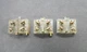 LOT OF 3 SQUARE D 9001 KA-1 /G CONTACT BLOCK 120-600V 6A