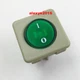 TAIHENG TH3 T85 T125 Square Rocker Switch 4 Pins Green Lamp 15A 125/250VAC