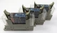Lot of 3 Omron G7SA-3A1B 24VDC Relay w/ Omron P7SA-10F-ND Base