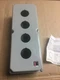 CUTLER HAMMER EATON 10250T E34  4 HOLE PUSHBUTTON CONTROL ENCLOSURE 10250TE34