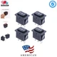 4Pcs Square Momentary Rocker Switch ON-Off-ON SPDT 3 Pin 3 Position 6A 250VAC...