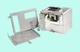 Square D Model-6 12" Feeder Bucket, FAP36050 Breaker, Door & Divider Shelf