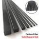 Black Carbon Fiber Solid Square Bar Rod 2-8mm Square Stick For RC Airplane Model