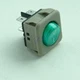1pc PRONIC R2 Square Power Rocker Switch 4 Pins Green Lamp 10A 250VAC 15A 125VAC