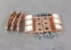 SQD SQUARE D Genuine Contact Kit 9998 SL-7   Size 3 NEW