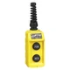SQUARE D 9001BW93Y PendantControlStation,DeadEnd,2Buttn,Blk 5FTP9