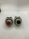 USED SQUARE D 9001 KA1 SER B TYPE KA-1 RED AND BLACK PUSH BUTTON