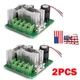 2X 15A 6V-90V Pulse Width Modulator For PWM Stepless DC Motor Speed Controllers